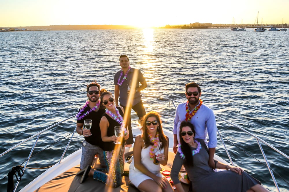 Sunset Booze Cruise with Mai Tai Yacht Charters San Diego