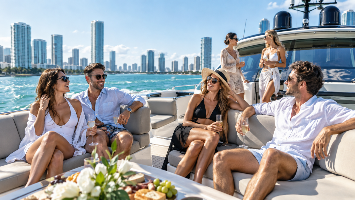 Miami Yacht Rental Timing: Day Cruise, Sunset or Evening?