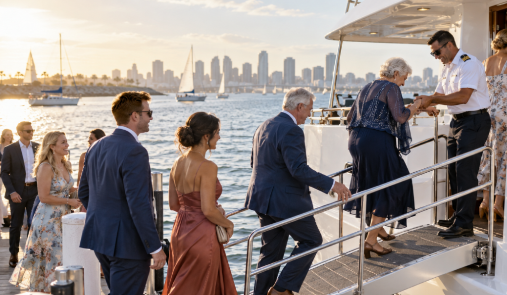 San Diego Yacht Wedding Logistics: Vendors, Boarding, Guest Timing, and Day-Of Details